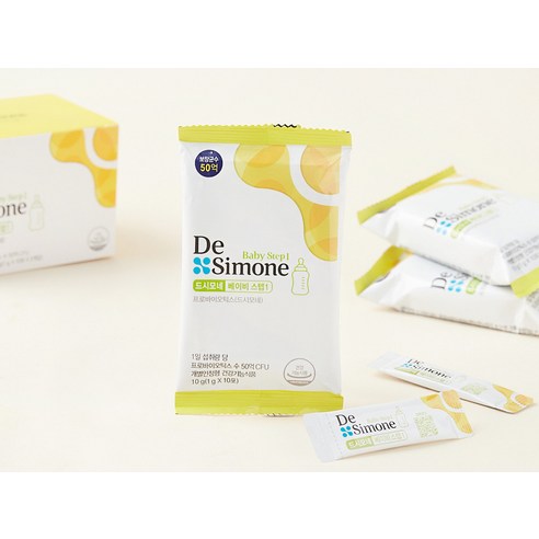 드시모네 유아용 프로바이오틱스 베이비스텝1 30포 30g, 1박스 이미지 3
