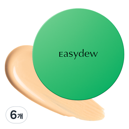 [한가인 PICK!] 이지듀 멜라 비 토닝 기미 앰플 쿠션 미니 8g, 21 내추럴, 6개