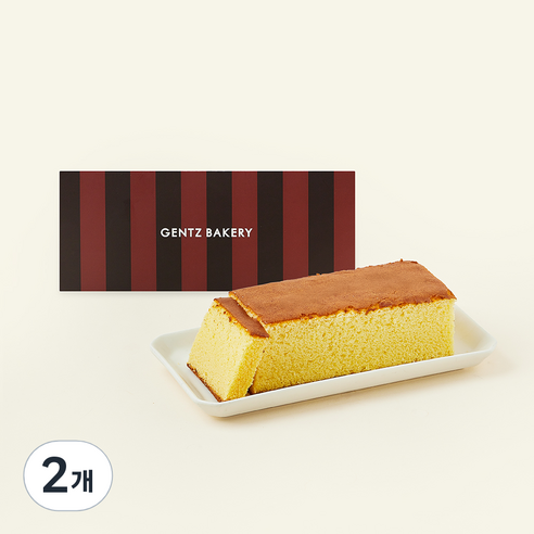 겐츠베이커리 쌀카스테라 + 쇼핑백 420g × 2개