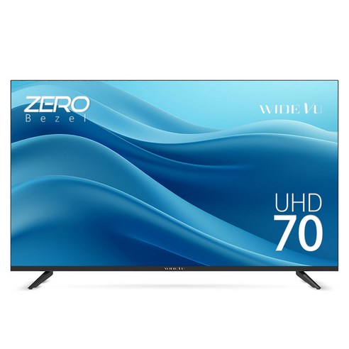 와이드뷰 4K UHD DLED 고화질 TV, 177cm(70인치), EKW70UT1, 무타공 벽걸이형(추가비용발생), 방문설치