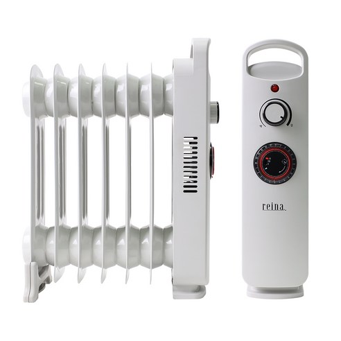 REINA 미니 7핀 타이머형 라디에이터로 따뜻하고 안전한 겨울을 맞이하세요!