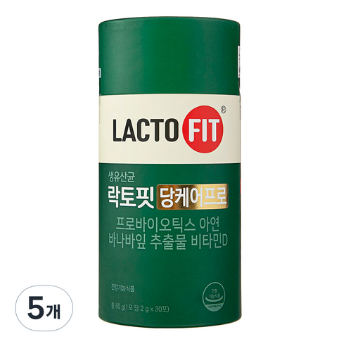 락토핏 종근당건강 당케어 프로 30p, 30회분, 5개