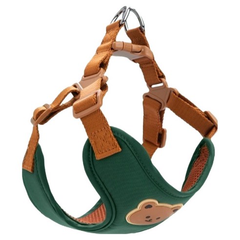 파스텔펫 반려동물 곰돌이 하네스 + 리드줄 세트 이미지 2