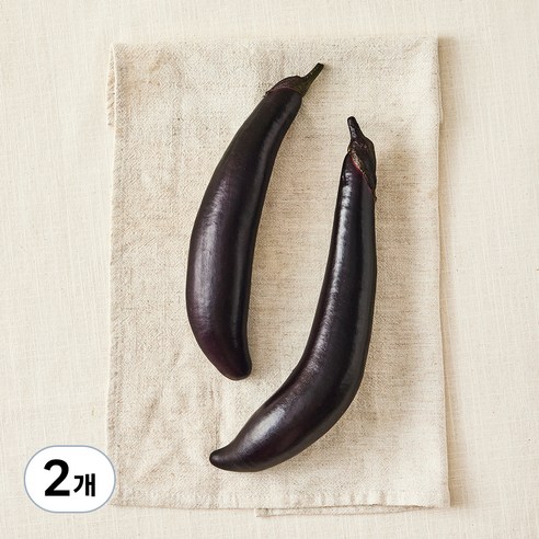 유기농 가지, 2개, 2개입