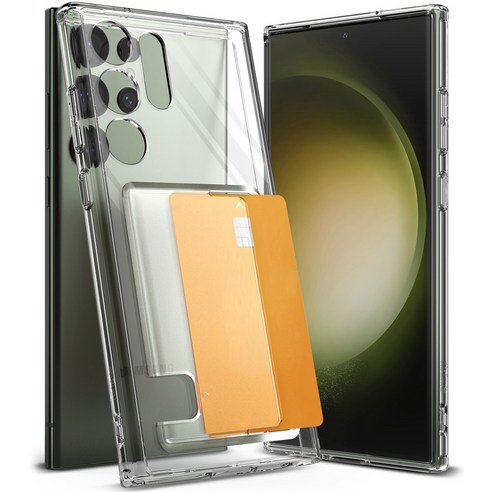 링케 퓨전 카드 휴대폰 케이스 갤럭시 S23 울트라, 갤럭시 S23 울트라, 색상, 클리어 섬네일