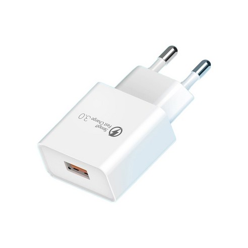 서가 퀵차지 USB 고속 충전기 어댑터 18W QC3.0 후기 분석 - 충전기 측면 상세