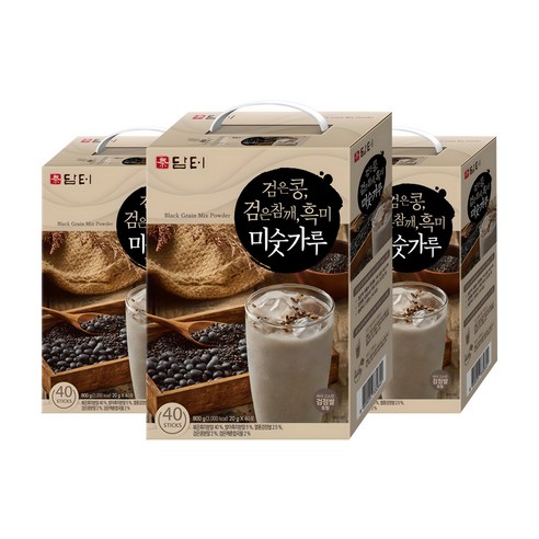 담터 검은콩 검은참깨 흑미 미숫가루 20g, 120개 솔직 후기 | 실사용자 리뷰 분석 - 상품 이미지 1