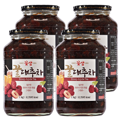 꽃샘 꿀대추차, 1kg, 1개입, 4개