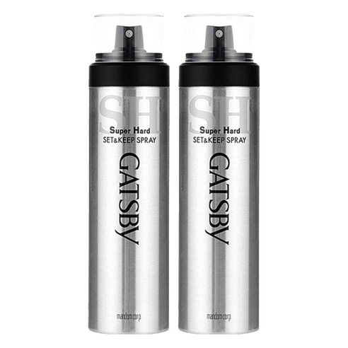 갸스비 셋&킵 슈퍼하드 헤어스프레이, 263ml, 2개