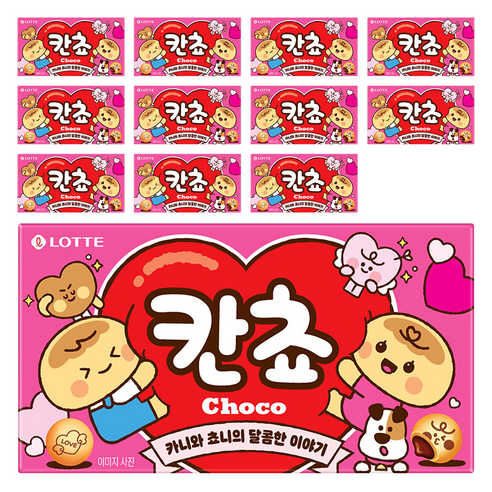 롯데웰푸드 칸쵸 초코, 54g, 12개