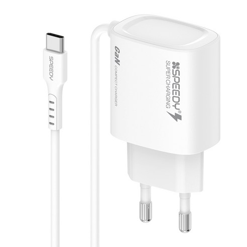 스피디 PD 25W PPS 초고속 C타입 케이블 일체형 충전기 개봉기 | 실사용 후기 - 상품 이미지 1