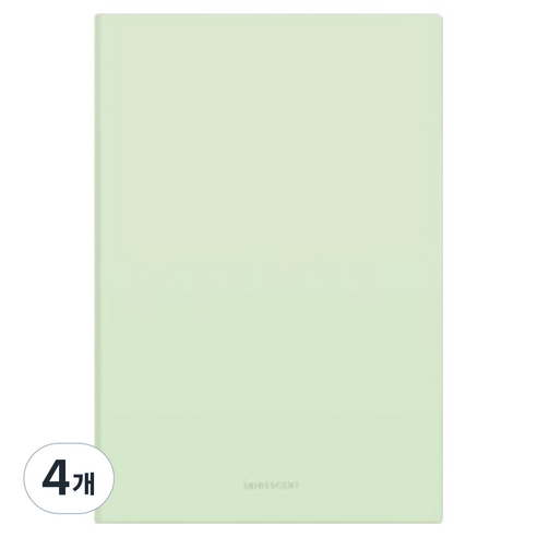 델리 파스텔 소프트커버 양장 다이어리 EN140L, 그린, 4개