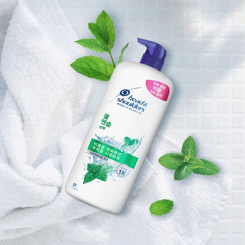 헤드앤숄더 두피 토탈 솔루션 샴푸 쿨 멘솔 후기 분석 - 제형 및 질감