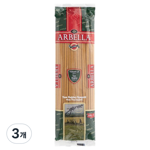 아르벨라 통밀 스파게티, 3개, 400g
