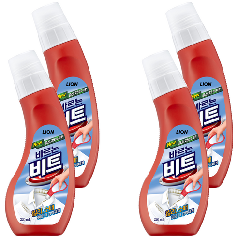 비트 바르는 얼룩 제거제, 220ml, 4개