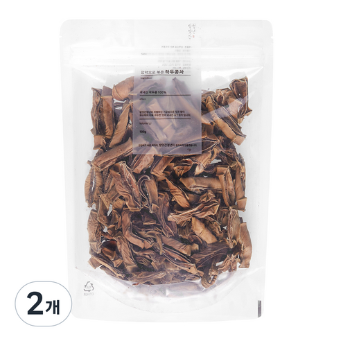 방앗간청년 압력으로 볶은 작두콩차, 100g, 1개입, 2개