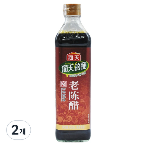 해천 발효 라오천추 흑식초, 2개, 450ml