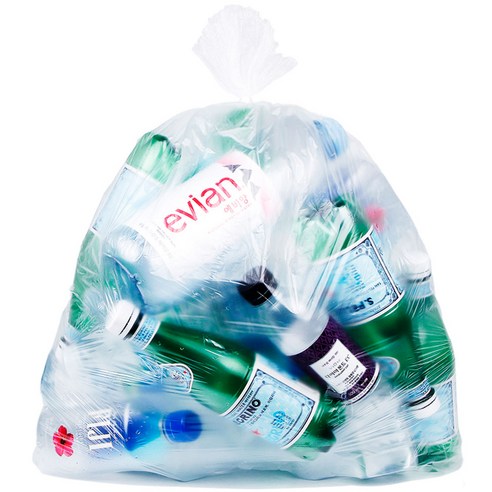 담다비닐 쓰레기 비닐봉투 투명 100p, 40L, 1개
