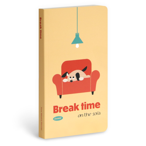 아이코닉 슬로우 위클리 플래너 만년 다이어리 스케줄러, 04 BREAK TIME, 1개