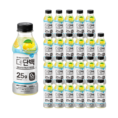 더단백 워터 프로틴 백자몽 400ml, 24개 솔직 후기 | 실사용자 리뷰 분석 썸네일