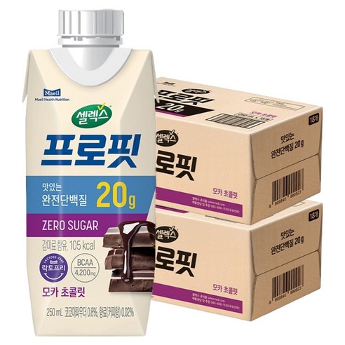 셀렉스 프로핏 모카 초콜릿 250ml, 36개 솔직 후기 | 실사용자 리뷰 분석 썸네일