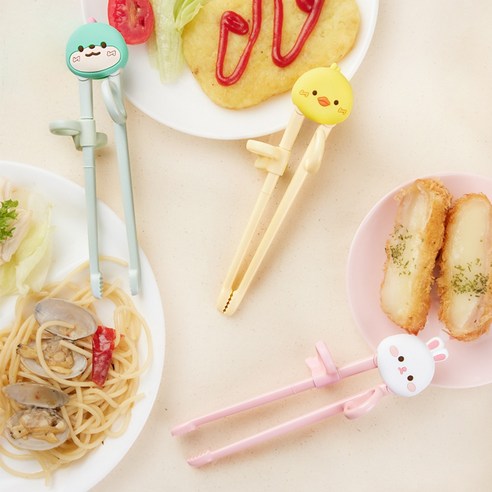 에디슨 프렌즈 아이 맞춤 젓가락 2종 세트 후기 분석 - 젓가락 끝단 엠보싱 처리