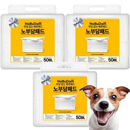 강아지 노부담 절약형 무형광 배변패드 솔직 후기 | 실사용자 리뷰 분석 썸네일