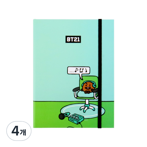 스튜디오에잇 라인프렌즈 BT21 다이어리M, 슈키, 4개