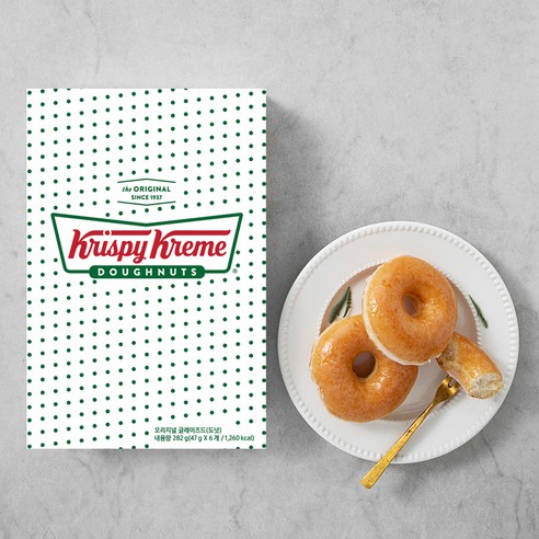 오리지널 글레이즈드 도넛은 달콤함의 정수입니다.