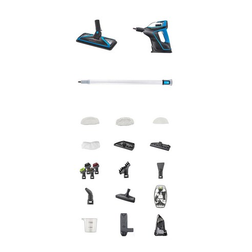 비쎌 슬림 스팀청소기 BA-BS2233S 후기 분석 - 인체공학적 핸들 디자인