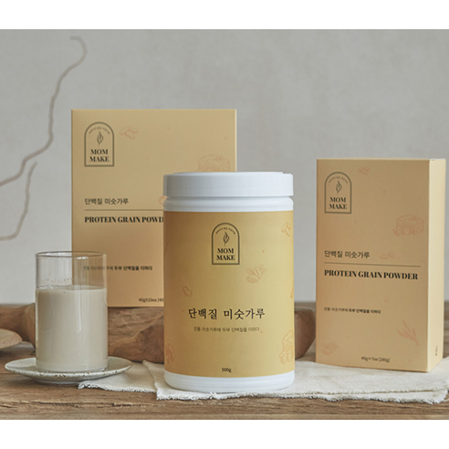 맘메이크 단백질 미숫가루 500g, 1개 맛있게 먹은 솔직 후기 - 상품 이미지 2