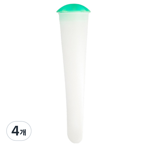 비비또 실리콘 아이스크림 폴라포 스틱 틀 몰드, 민트, 4개