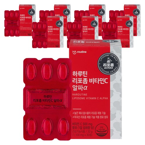 하루틴 리포좀 비타민C 알파, 30정, 8개