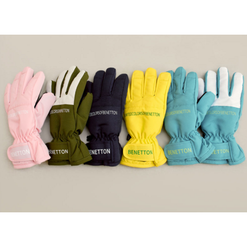 베네통 아동용 컬러풀 스키장갑 후기 분석 - 디자인 확대