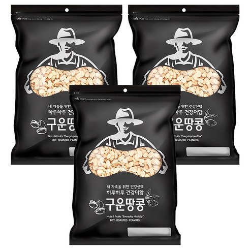 넛츠팜 구운땅콩, 1kg, 3개