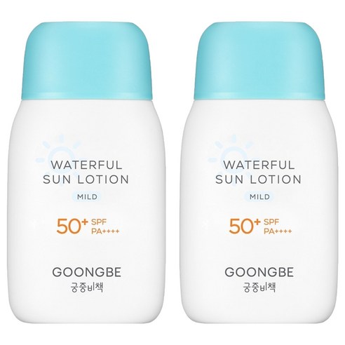 궁중비책 워터풀 유아 선로션 마일드 SPF50+ PA++++, 80g, 2개