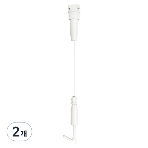 천장 원터치 튼튼 걸이, 화이트, 2개
