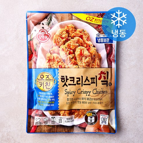 오즈키친 핫크리스피치킨 (냉동), 500g, 1팩