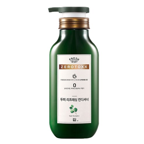 프레시팝 제로톡스 두피 리프레싱 슈퍼 유칼립투스 컨디셔너, 500ml, 1개