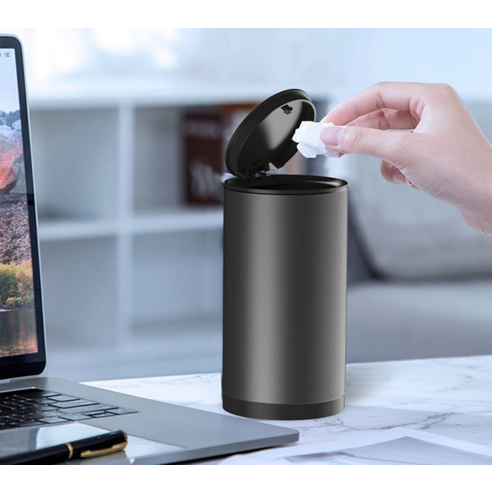 카템 차량용 원터치 미니 쓰레기통 CT273 + 전용 봉투 세트 이미지 2