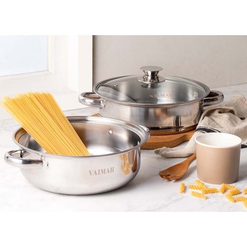 바이마르 엔틱 스테인레스 2단 인덕션 찜솥 이미지 3