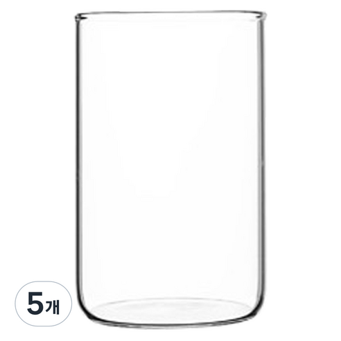 마카 내열유리 컵 C08 450ml, 5개