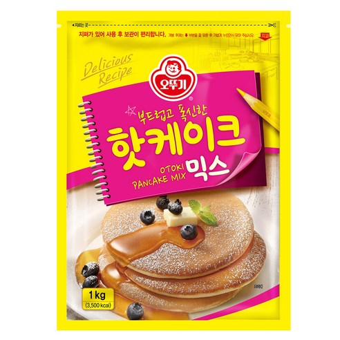 [쿠팡] 오뚜기 핫케이크 믹스, 1kg, 1개 (3,180원/와우무배)