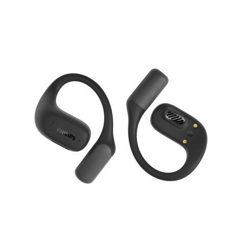 필립스 Hi-Fi ENC 노이즈캔슬링 무선 오픈 귀걸이형 블루투스 5.4 이어폰 TAA6709 다크그레이 28시간 방수가능 이미지 2