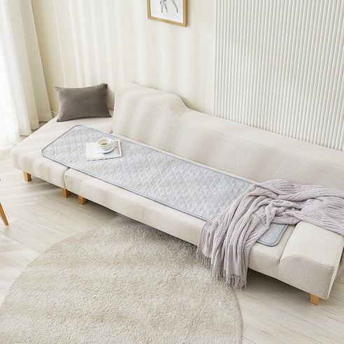 카본 탄소 쇼파 전기방석 EMF HN-2002, 라이트그레이, 4인용(50 x 180 cm)