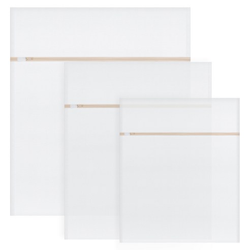 하비티 사각 촘촘 메쉬 세탁망 S + M + L 세트, 1세트