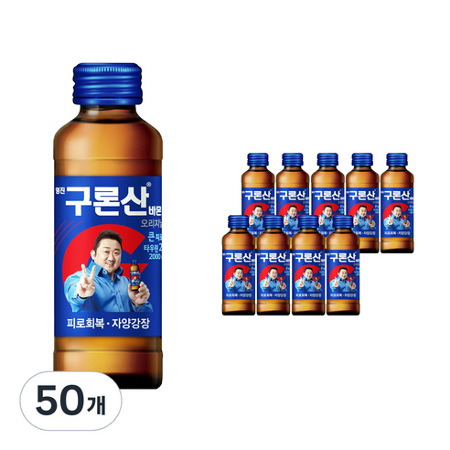 해태htb 영진구론산 바몬드 오리지날 피로회복제, 150ml, 50개