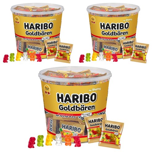 하리보 골드베렌 젤리 93개입, 3개, 1kg