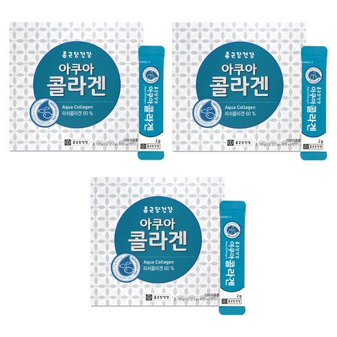 종근당건강 아쿠아 콜라겐 120g, 3개 맛있게 먹은 솔직 후기 - 상품 이미지 1