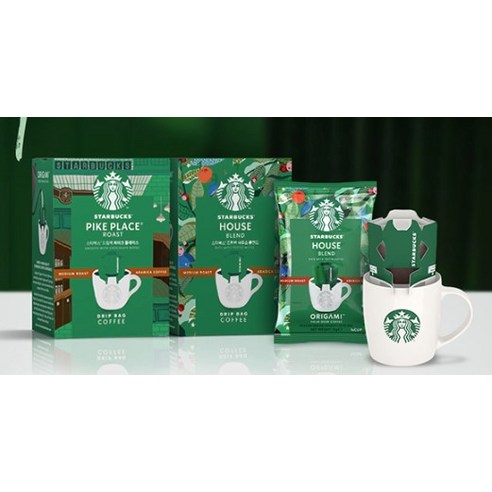 스타벅스 드립백 설 선물세트 후기 분석 - 선물 세트 내부 디테일